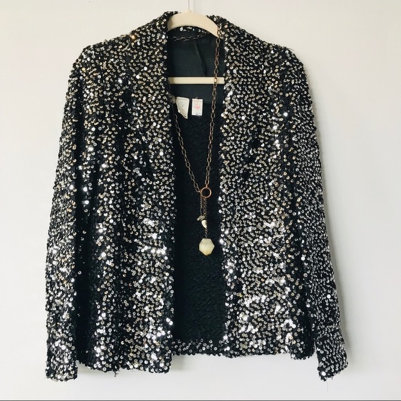 vintage sequin blazer